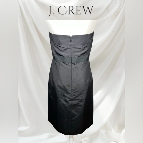 J. Crew | Strapless 100% Silk Dress - Picture 2 of 4